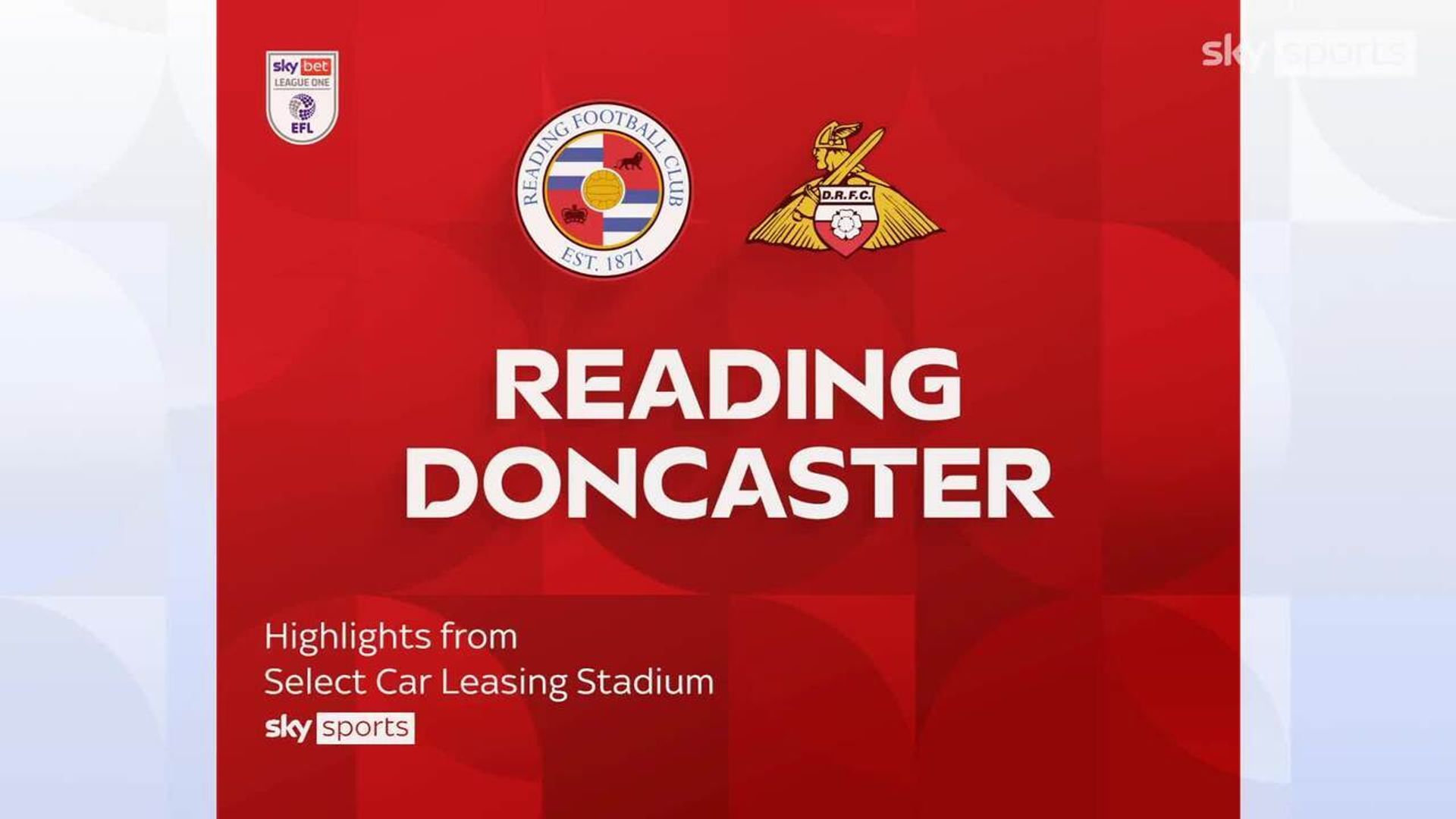 Reading 1-1 Doncaster