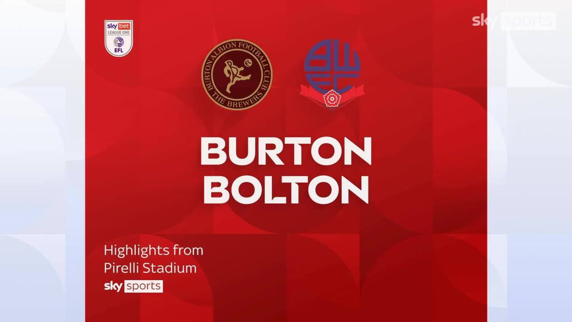 Burton 3-0 Bolton 