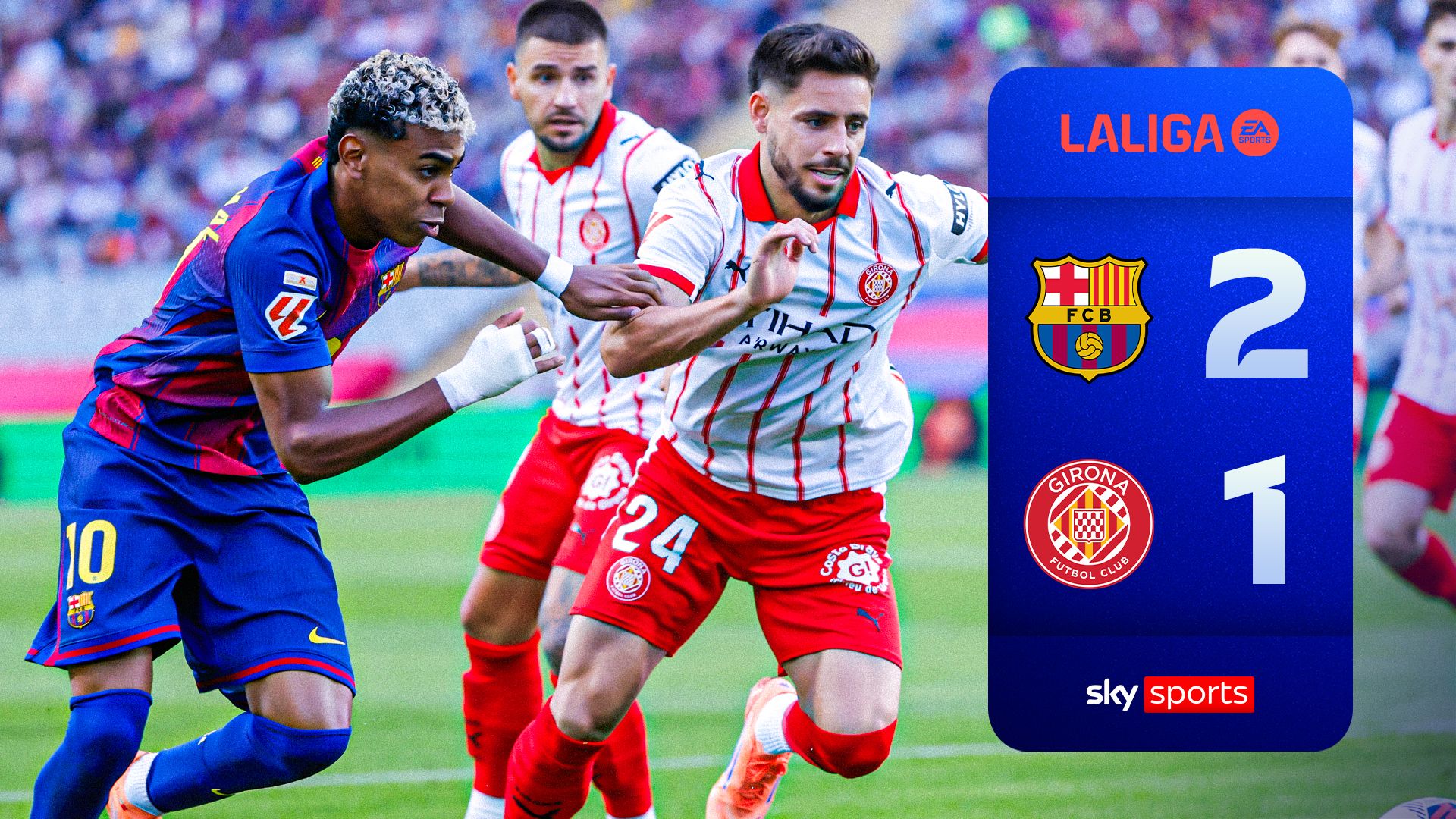 Barca break Girona hearts with Araujo’s stoppage-time winner
