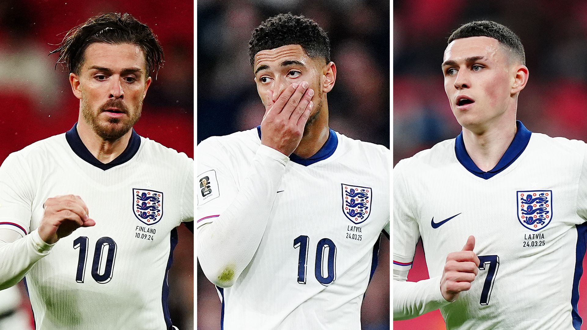 Grealish, Bellingham, Wharton, Foden left out of England squad