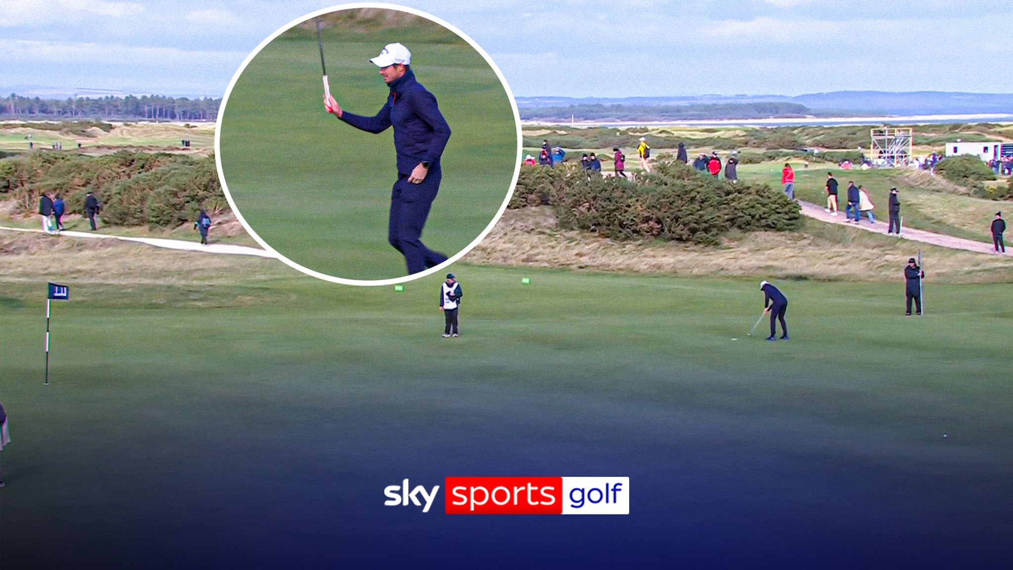 Alfred Dunhill Links Championship: Andy Murray sinks monster