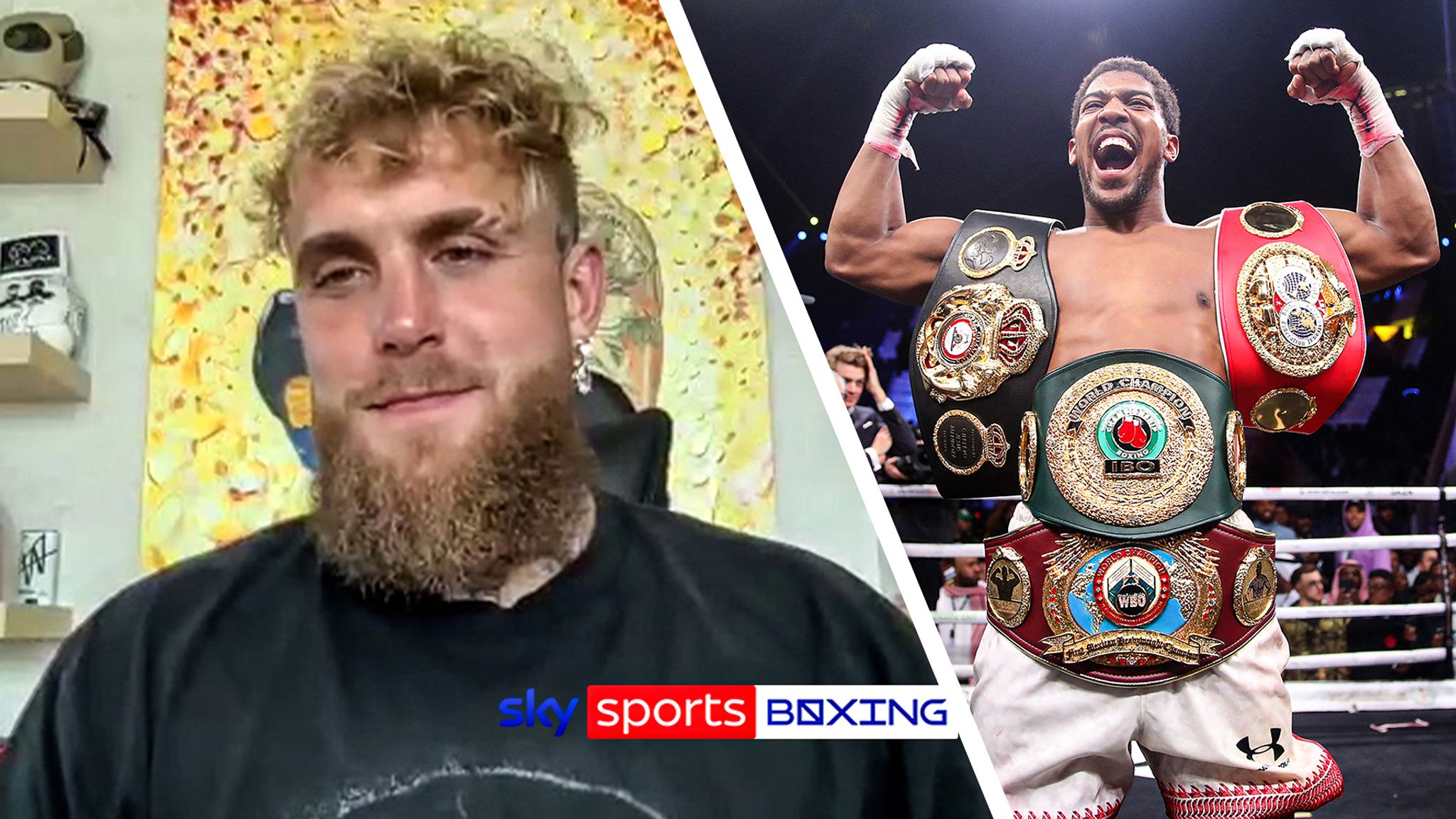 Jake Paul reveals a fight with the former two-time heavyweight champion  Anthony Joshua can happen in the future.