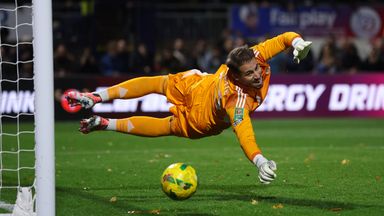 Benjamin Lecomte was Fulham's hero in the shoot-out, saving three penalties