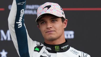 Lando Norris after Qualifying for the Mexico City Grand Prix