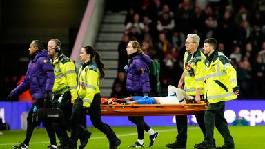 Michelle Agyemang was in tears while being stretchered off
