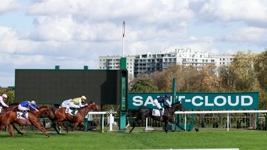 Puerto Rico (C. Soumillon) wins Criterium International Gr.1 at Saint-Cloud, 26/10/2025, photo: Zuzanna Lupa