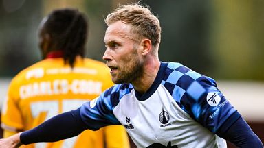 Scott Arfield scored a late winner for Falkirk at Motherwell