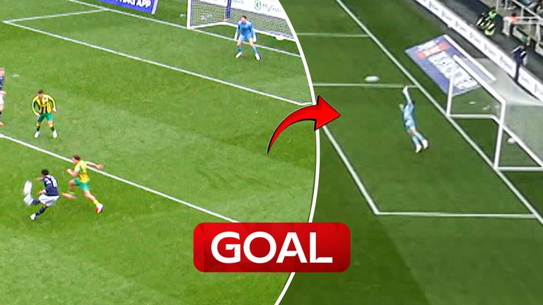 Millwall&#39;s Femi Azeez scores stunner against West Brom