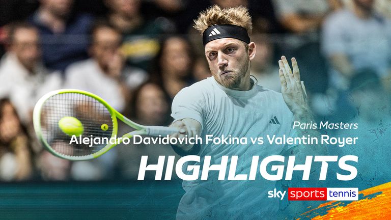 Alejandro Davidovich Fokina wins in Paris