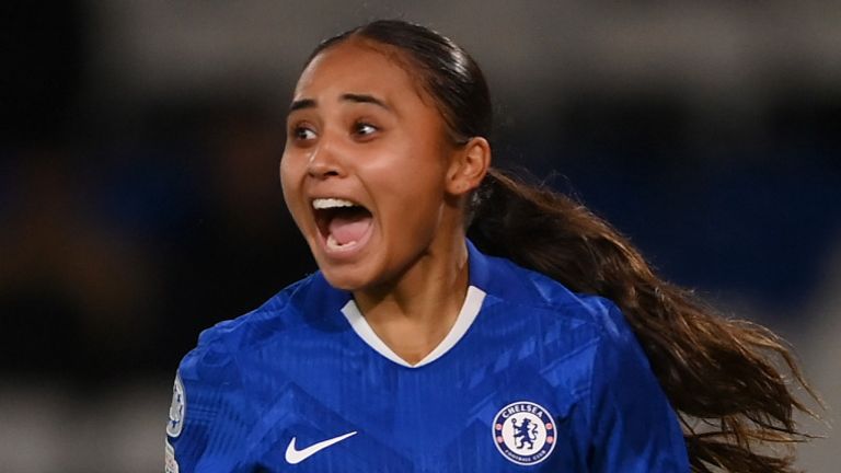 Alyssa Thompson is Chelsea's top scorer in the WSL