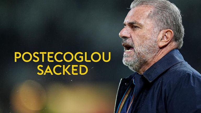 Ange Postecoglou has been sacked as Nottingham Forest head coach