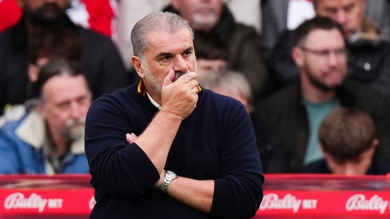 Ange Postecoglou sacked by Nottingham Forest after 39 days in charge of Premier League club