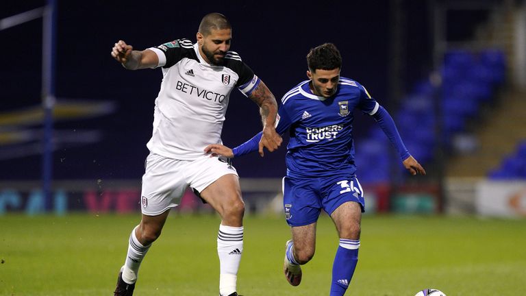 Dobra during his youngers days at Ipswich Town