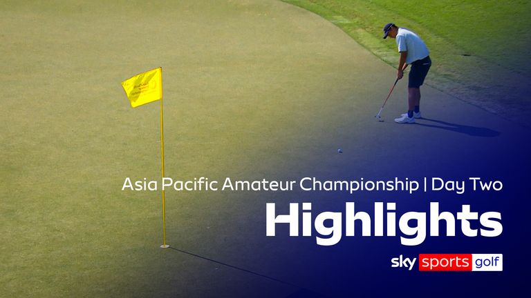 Asia Pacific Amateur Champ Day Two hls