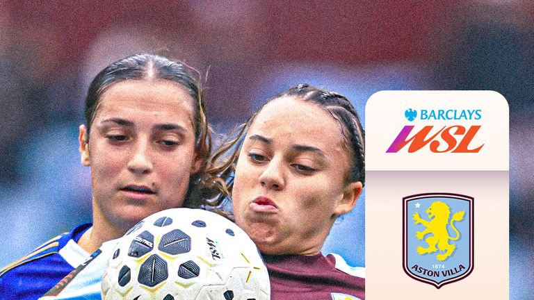 Highlights from the WSL match between Aston Villa and Leicester.