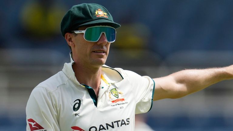 Australia Test captain Pat Cummins (Associated Press)