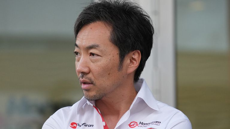 October 2nd, 2025, Marina Bay Street Circuit, Singapore, FORMULA 1 SINGAPORE AIRLINES SINGAPORE GRAND PRIX 2025, in the picture team boss Ayao Komatsu, MoneyGram Haas F1 Team Photo by: Hasan Bratic/picture-alliance/dpa/AP Images