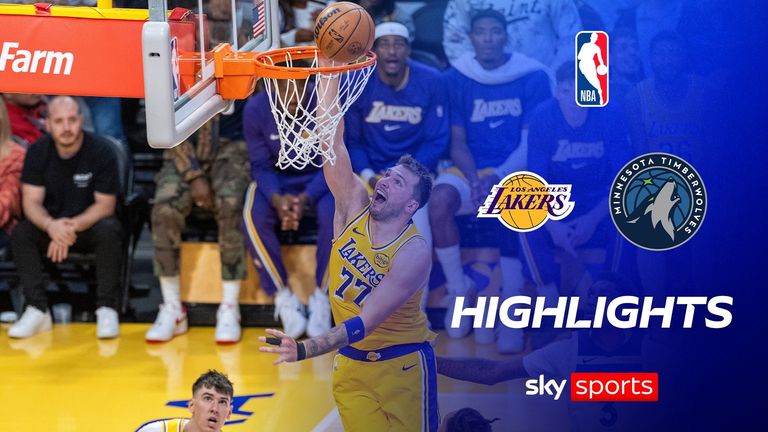 Highlights of the Minnesota Timberwolves @ Los Angeles Lakers in the 2025 NBA season.