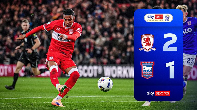 MIDDLESBROUGH v IPSWICH HIGHLIGHTS 17 OCT