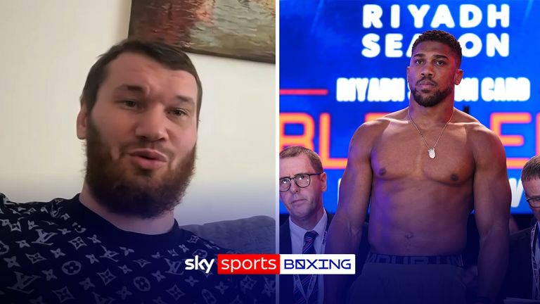 Arslanbek Makhmudov says Anthony Joshua promised he&#39;d fight him provided he beat Dave Allen, which he duly did earlier this month.