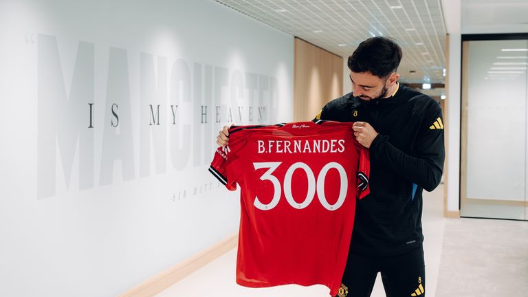 Bruno Fernandes is set for a landmark day at Old Trafford on Saturday