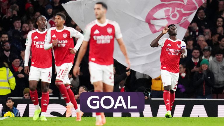 Bukayo Saka Goal Arsenal 2-1