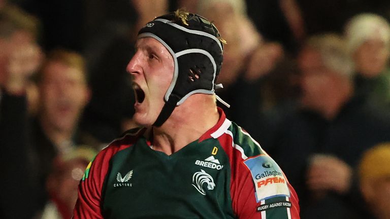 Leicester Tigers' Cameron Henderson, Gallagher Prem, rugby union (Getty Images)
