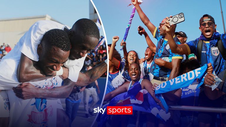 Cape Verde fans and players go wild after World Cup qualification