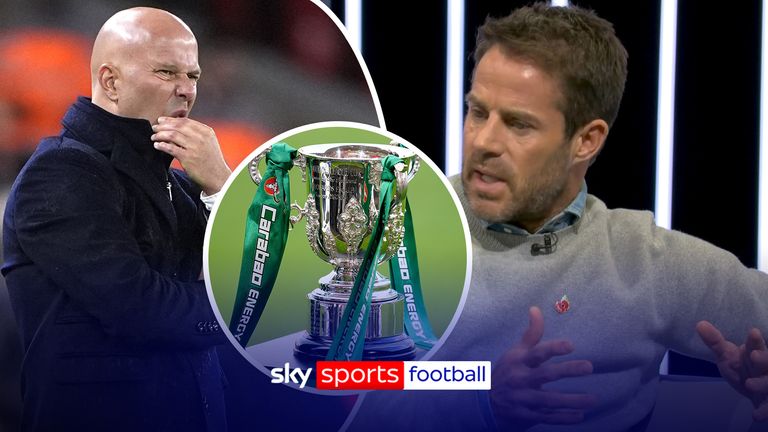 O ex-meio-campista do Liverpool Jamie Redknapp duvida da intenção do técnico do Red na Carabao Cup depois de selecionar um time fraco que não incluía nenhum jogador titular no banco.