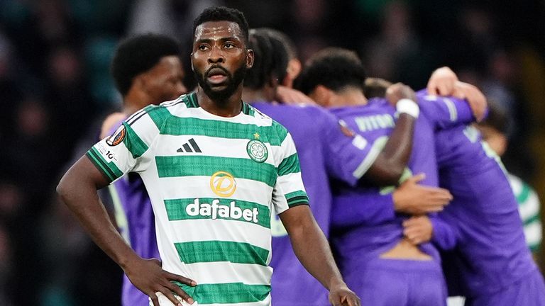 Kelechi Iheanacho's second-half equaliser for Celtic was ruled out for handball 
