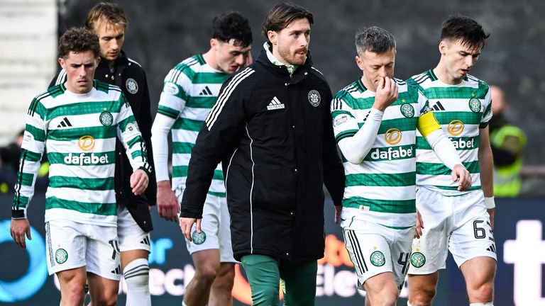 Celtic managed two shots on target against Hearts