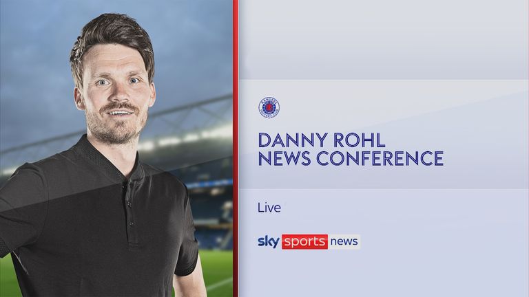 Danny Rohl will speak to the media 