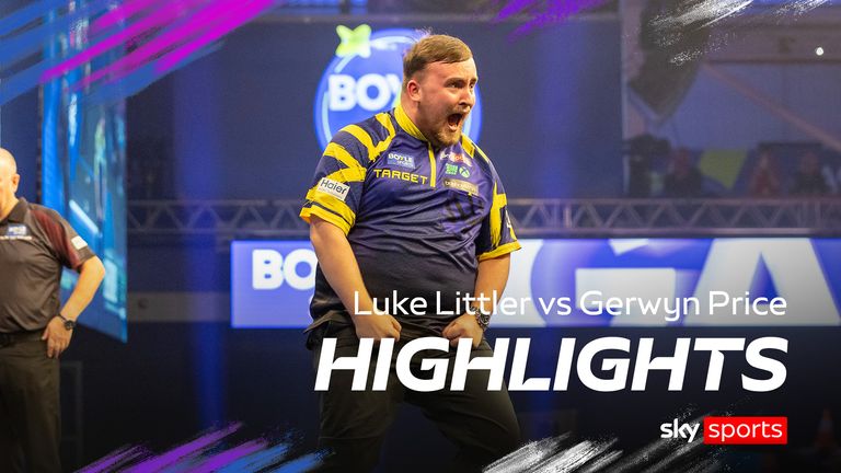 Luke Littler vs Gerwyn Price World grand Prix highlights