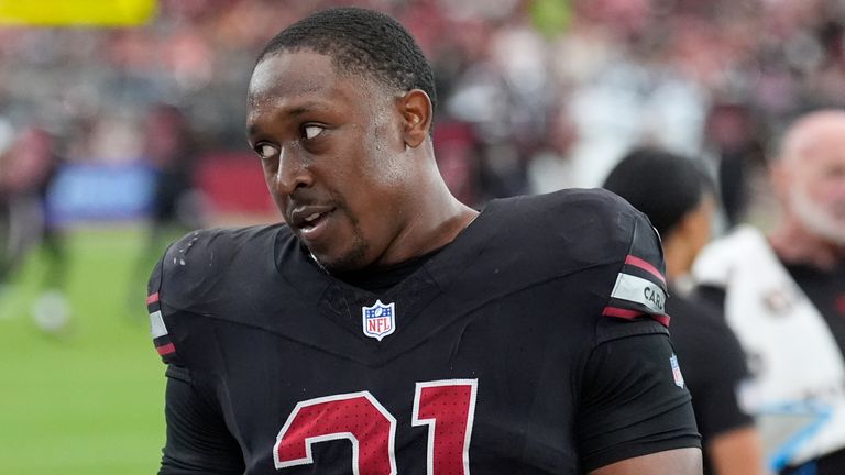 Arizona Cardinals running back Emari Demercado 
