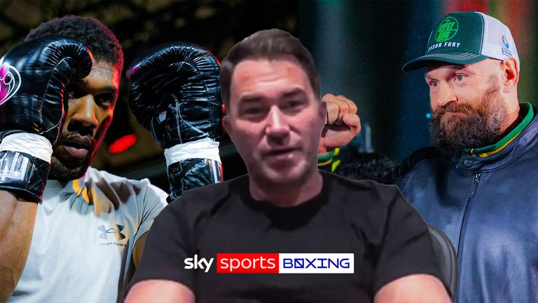Eddie Hearn is hopeful of Anthony Joshua-Tyson Fury fight.