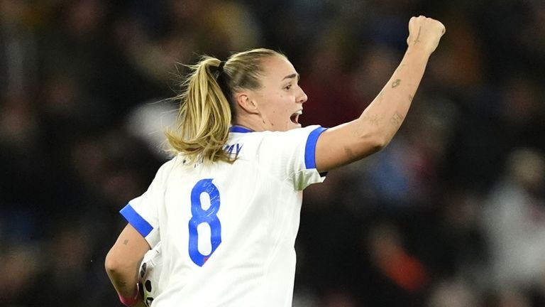 Georgia Stanway pulled one back for England via the penalty spot