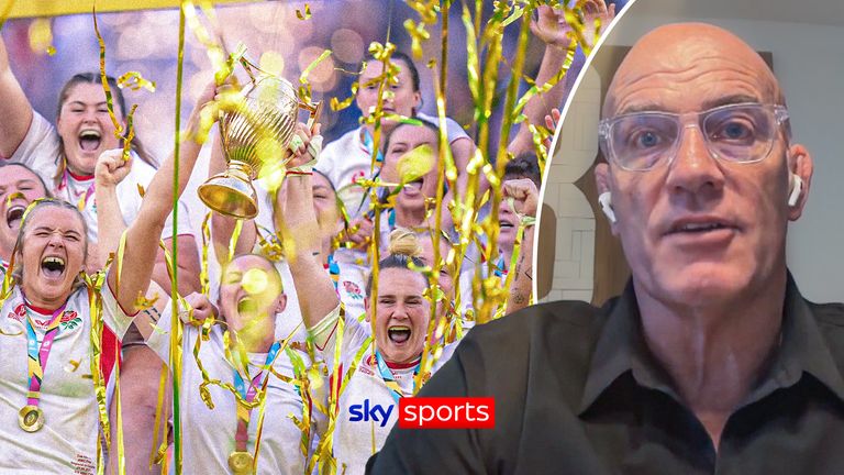 England rugby head coach reflects on World Cup triumph.