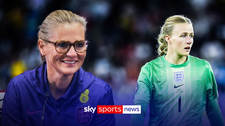England women's head coach Sarina Wiegman confirms that Hannah Hampton will miss their International friendly vs Brazil.