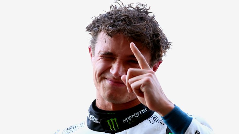 Lando Norris took pole position for the Mexico City GP