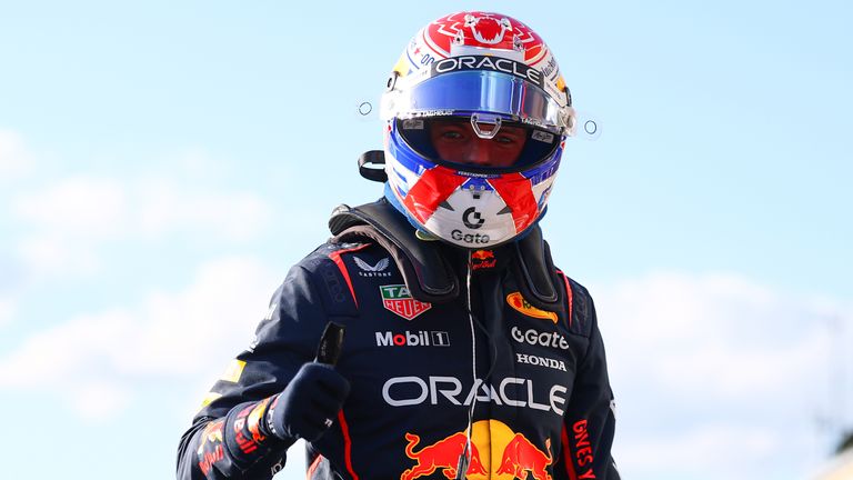 Max Verstappen is on pole for the United States GP Sprint