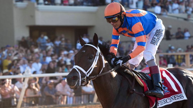 फ़ियर्सनेस ने इस सत्र की शुरुआत में पैसिफिक क्लासिक जीता था (कैल स्पोर्ट मीडिया एपी इमेजेज के माध्यम से)।