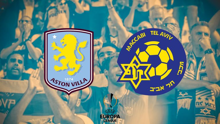 Maccabi Tel Aviv fans have been banned from attending their team's Europa League game against Aston Villa