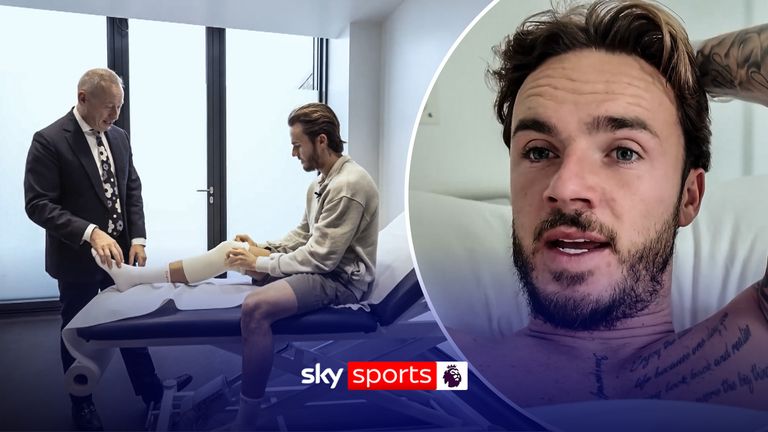 James Maddison shares emotional video of his recovery from ACL injury