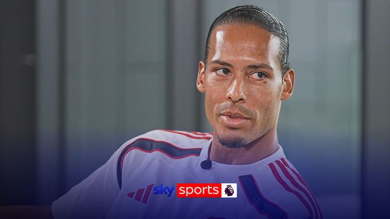 Liverpool captain Virgil van Dijk speaks to Roman Kemp on Sky Sports.
