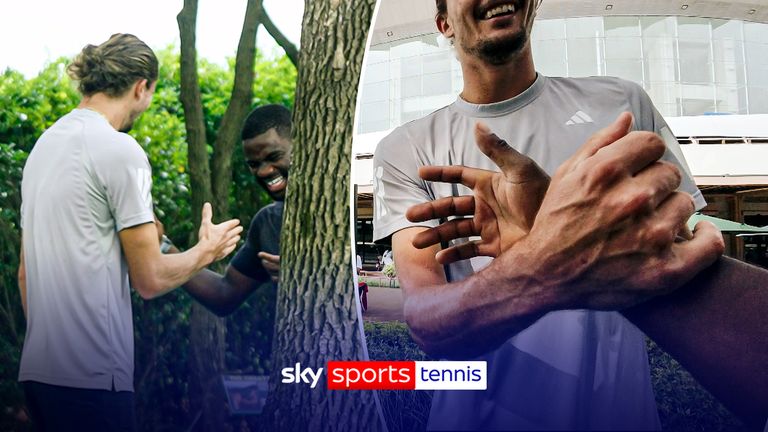 Frances Tiafoe played a dap prank on lots of players from the ATP Tour during the Shanghai Masters