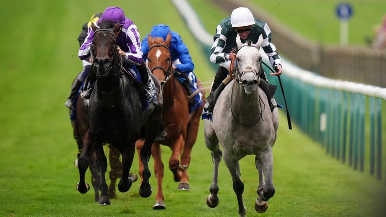 Gewan (right) won the Dewhurst Stakes