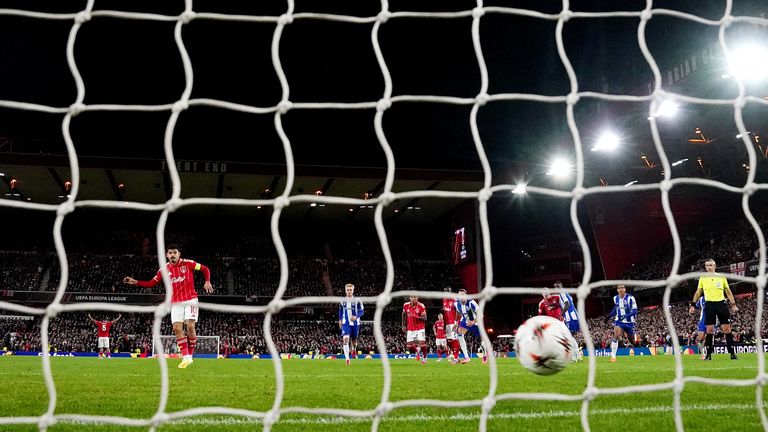 Morgan Gibbs-White opened the scoring from the penalty spot