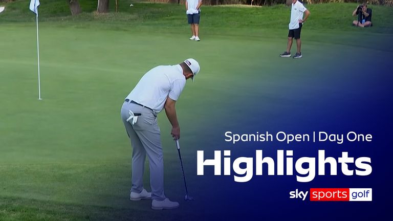 Highlights from day one of the Spanish Open at the Club de Campo Villa de Madrid.