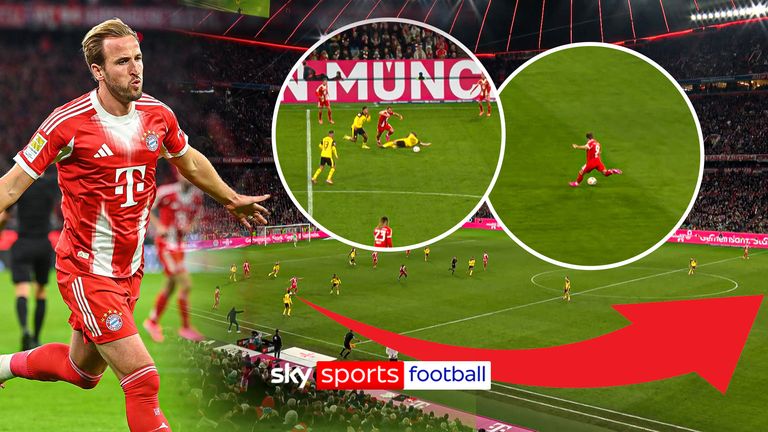 Harry Kane against Dortmund