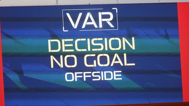 Hibs have a third goal ruled out by VAR